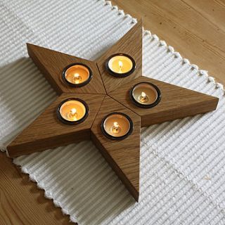 star tea light holder by a+b furniture