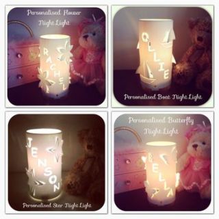 personalised star night light by kirsty shaw
