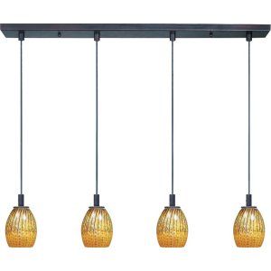 ET2 Lighting ET2 E93074 53BZ Bronze Carte 4 Light Pendant