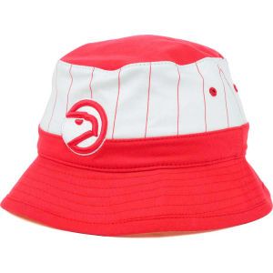 Atlanta Hawks Mitchell and Ness NBA Pin Stripe Bucket Hat