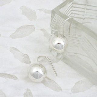 silver ball earrings by tigerlily jewellery