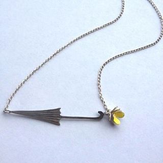 umberella necklace by becca jewellery