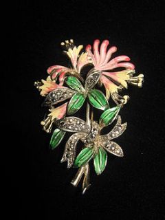 vintage honeysuckle brooch by maison ami