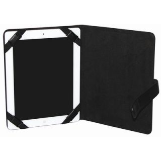 Buxton Faux Leather Easel iPad Case in Black