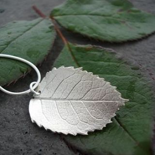 personalised bridal bouquet memento pendant by silver leaves