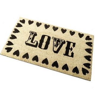 love doormat by this is pretty