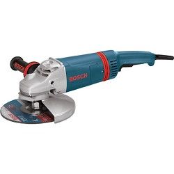 Bosch 9 Large Angle 6000 RPM Grinder with Rat Tail Handle and Guard