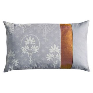 organic patchwork cushion grey by anne fortin eco home accessories