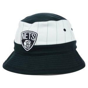 Brooklyn Nets Mitchell and Ness NBA Pin Stripe Bucket Hat
