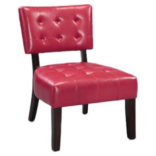 Wildon Home ® Modern Vinyl Slipper Chair 2046 Color Red