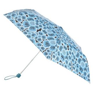 totes Compact Floral Umbrella   Blue