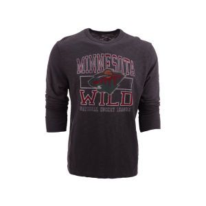 Minnesota Wild 47 Brand NHL Stacked Long Sleeve Scrum T Shirt