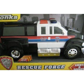 Tonka Lights & Sound   Rescue Force   Police Chief SUV Toys & Games