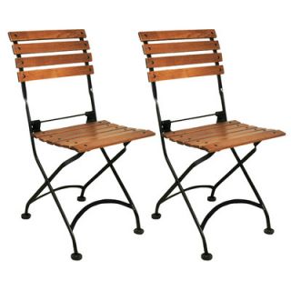 Furniture Designhouse European Café Folding Side Chair (Set of 2)