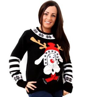 men's wally christmas jumper by christmas jumper company