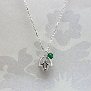 triple bud pendant by jessica hewitt