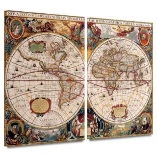 Art Wall A New and Accurate Map of the World by Henricus Hondius 2