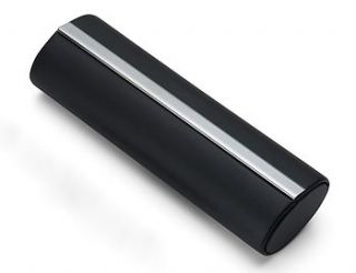 black leather modern glasses case by simply special gifts