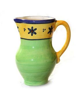 primavera small serving jug by erde ceramica
