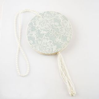 audrey silk and lace wedding and bridal purse by britten weddings
