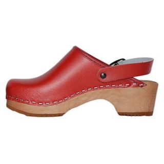 girl's leather clogs by kitty clogs