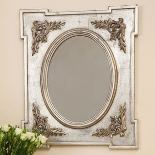vintage style oval wall mirror by dibor