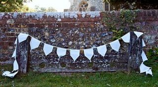 wedding bells bunting by zigzag bunting