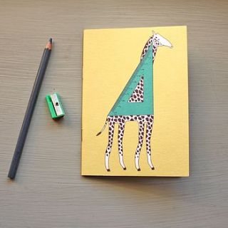 giraffe pocket notebook by harriet russell