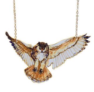 flying owl necklace by mybearhands