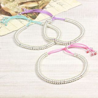 delicate links friendship bracelet by lisa angel