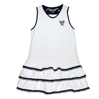 french design girl tennis dress by chateau de sable