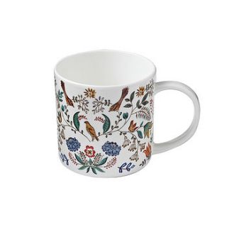 arts and crafts straight sided mug by ulster weavers