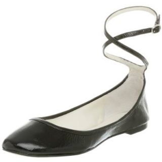 Enzo Angiolini Women's Laces Flat,Black,8.5 M US Shoes
