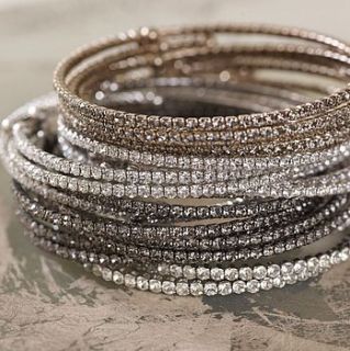 fine crystal bangles by lily belle