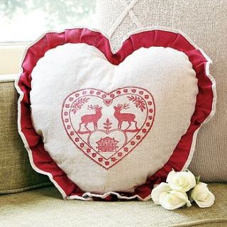 heart montagne cushion by dibor