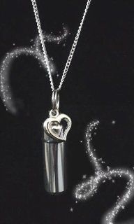 PAIR of Open Heart CREMATION URN NECKLACES   18" & 24" w/Pouches (his & hers set)  Other Products  