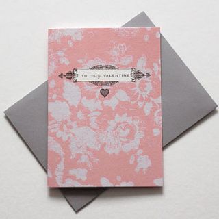 bijou blossom pretty valentine's card by studio seed