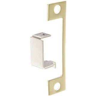 HES Stainless Steel H Faceplate for 1006 Series Electric Strikes for Use with Mortise Locksets with a 1" Deadbolt, Bright Brass Finish Industrial Hardware
