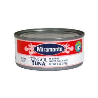 Miramonte Tongol Tuna Chunk Light    6 oz Health & Personal Care