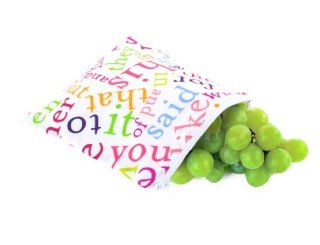 Itzy Ritzy Snack Happens Reusable Snack Bag, Sight Word Soup Baby