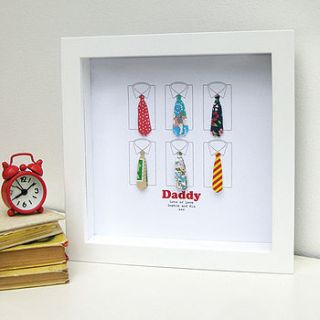 personalised father's day tie picture by sweet dimple
