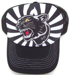 Black Panther Trucker Hat Baseball Cap Has Plastic Adjustable Snap Back Toys & Games