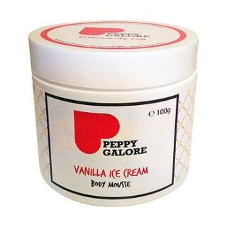vanilla ice cream body mousse by peppy galore
