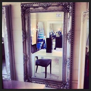 antique style carved effect mirror by made with love designs ltd