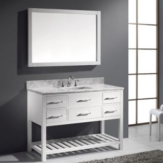 Virtu Caroline Estate 48 Single Bathroom Vanity Set with Square Sink