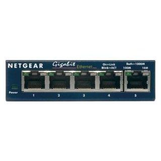 NETGEAR GS105 ProSafe 5 Port Gigabit Ethernet Desktop Switch   10/100/1000 Mbps Electronics