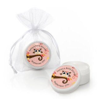 Owl Girl   Look Whooo's Having A Baby   Lip Balm Personalized Baby Shower Favors Toys & Games