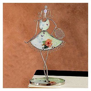 2012 Elegant Jewelry Holder   Gorgeous Rainbow Fashion Lady Design Earring Holder (11" H), This Elegant Jewelry Holder Shows a Playful Side With a Cute Fashion Lady Shape. It Allows You to Display Numerous Pairs of Earrings in a Decorative Way.No More