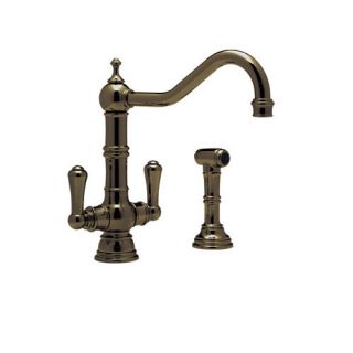 Rohl Perrin and Rowe Mono Two Handle Centerset Kitchen Faucet with