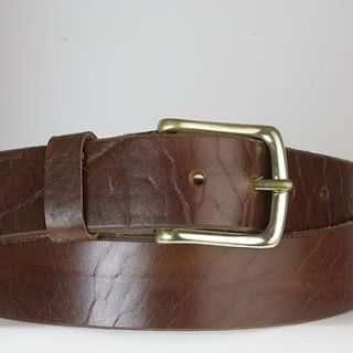 personalised english leather belt by tanner bates